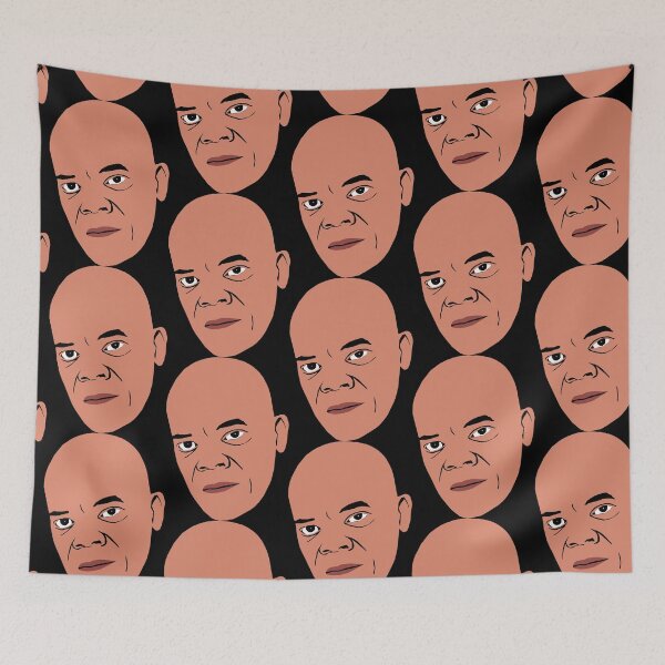 Item preview, Samuel L. Jackson illustration designed and sold by ZooStateofMind.