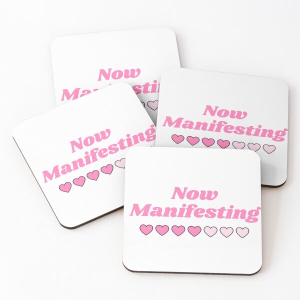 Item preview, Now manifesting spiritual motivational quote for positive people designed and sold by CameltStudio.