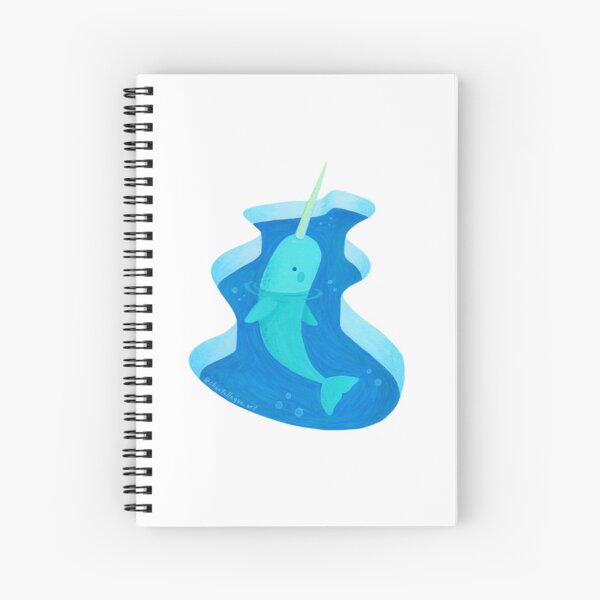 Aperçu de l'œuvre Illustration à la gouache représentant un narval créée et vendue par Chantelle Que.