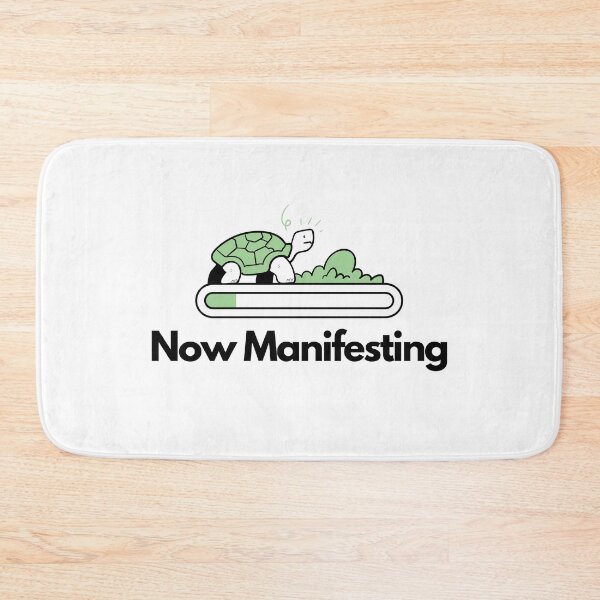 Item preview, Now manifesting spiritual motivational quote for positive people designed and sold by CameltStudio.