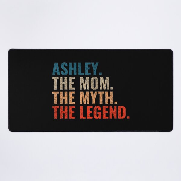 Artikelvorschau, Ashley Die Mutter Der Mythos Die Legende Ashley Name Retro 70er Jahre Distress entworfen und verkauft von Teelogic.