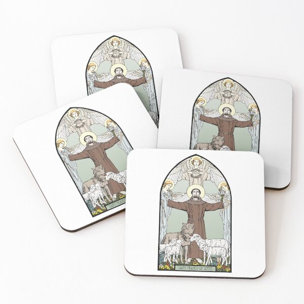 Aperçu de l'œuvre Saint François d'Assise Art Nouveau créée et vendue par Beltschazar.