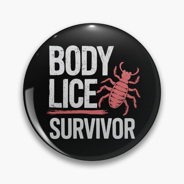 Item preview, Body Lice Survivor -  This gift is perfect for people with a dark sense of humor, survivalists, medical professionals, military personnel, and anyone who enjoys absurd and unconventional jokes. designed and sold by ZyziowskyArt.