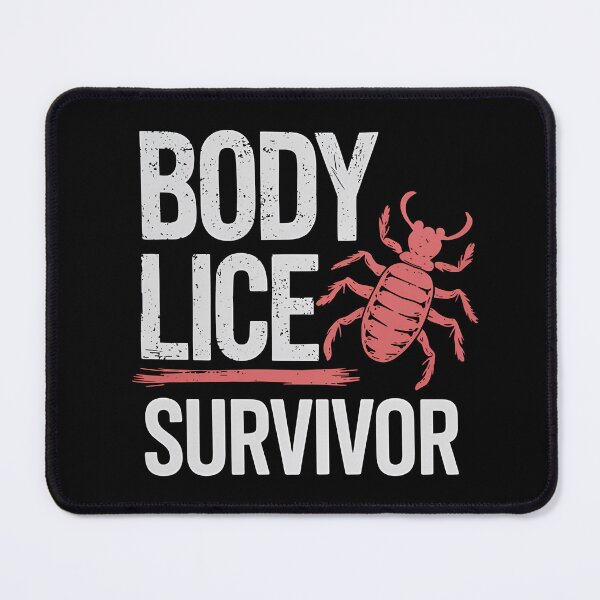 Item preview, Body Lice Survivor -  This gift is perfect for people with a dark sense of humor, survivalists, medical professionals, military personnel, and anyone who enjoys absurd and unconventional jokes. designed and sold by ZyziowskyArt.