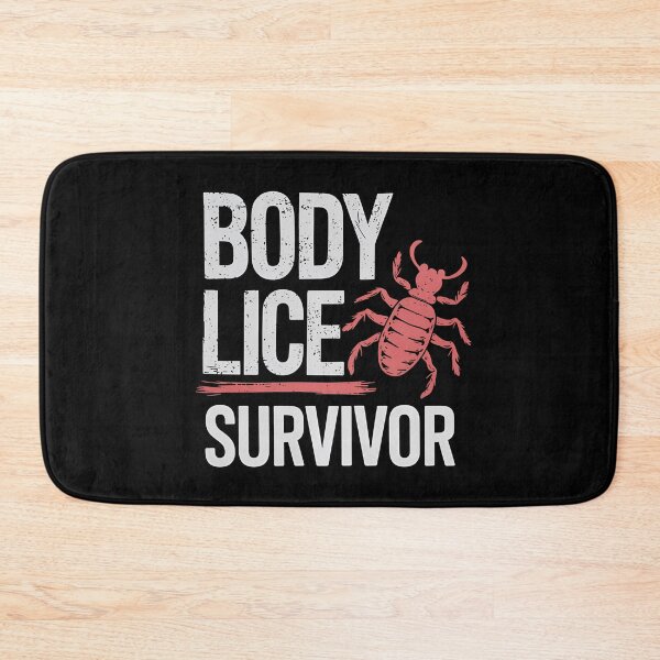 Item preview, Body Lice Survivor -  This gift is perfect for people with a dark sense of humor, survivalists, medical professionals, military personnel, and anyone who enjoys absurd and unconventional jokes. designed and sold by ZyziowskyArt.