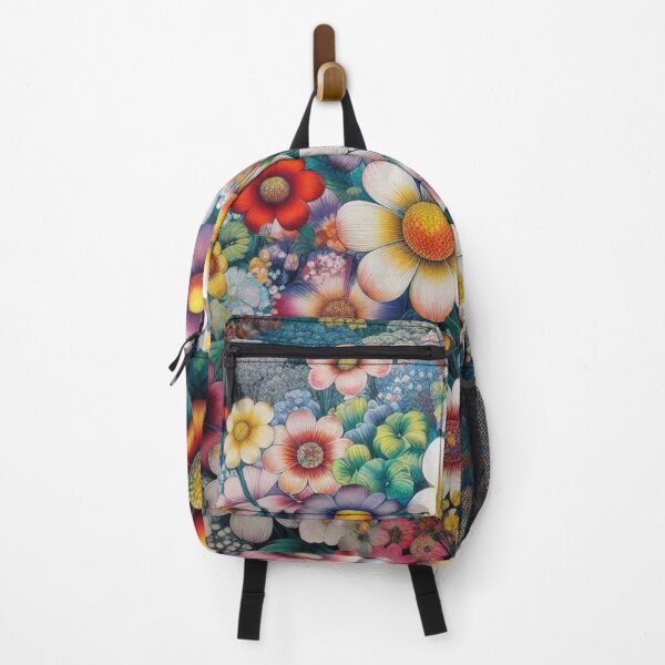 Item preview, Flowers, botanical, spring, floral pattern, cottagecore, japanese pop art designed and sold by Sugar Wisdom .
