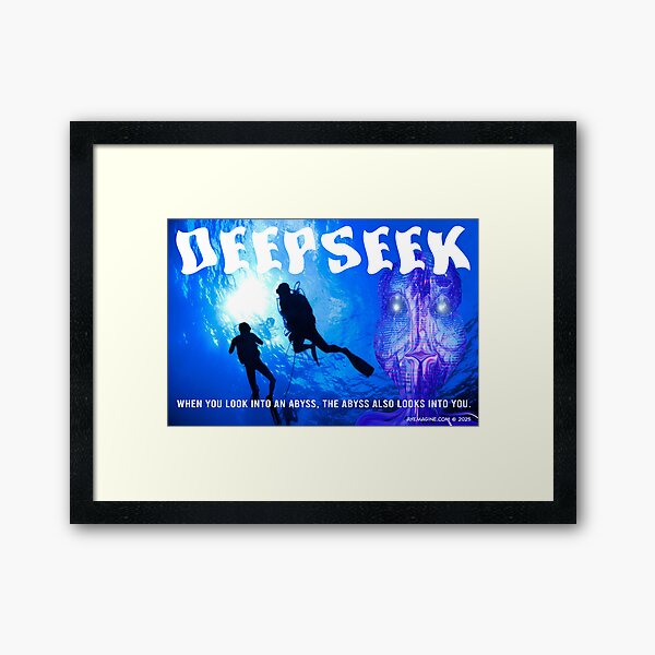 DeepSeek Framed Art Print