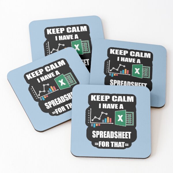 Item preview, Keep Calm I have a Spreadsheet Printed Art design for Excel and spreadsheet Lovers designed and sold by Science Engineering Gifts.