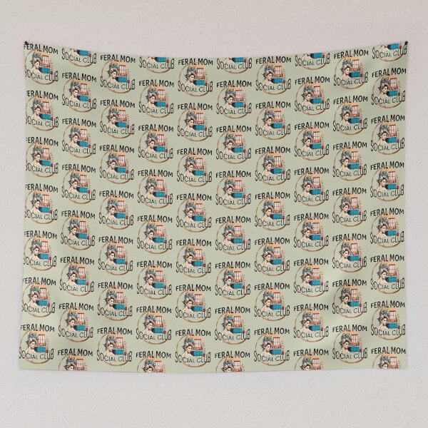 Item preview, Feral Moms Social Club, Feral Wife, funny gifts for Independent Women designed and sold by Printek.