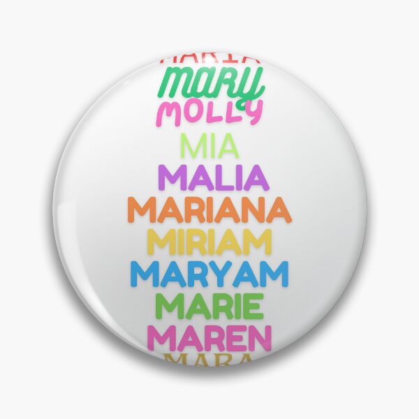 Item preview, Maria ,Mary, Mia,Molly,Maren, Mara, names  designed and sold by wallartofmio.