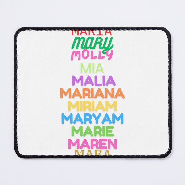 Item preview, Maria ,Mary, Mia,Molly,Maren, Mara, names designed and sold by wallartofmio.