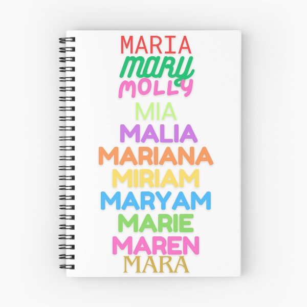 Item preview, Maria ,Mary, Mia,Molly,Maren, Mara, names  designed and sold by wallartofmio.