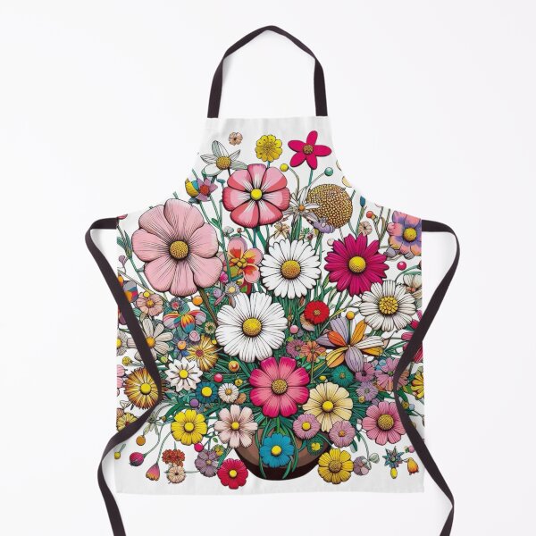 Item preview, Flowers, botanical, spring, floral pattern, cottagecore, japanese pop art designed and sold by Sugar Wisdom .