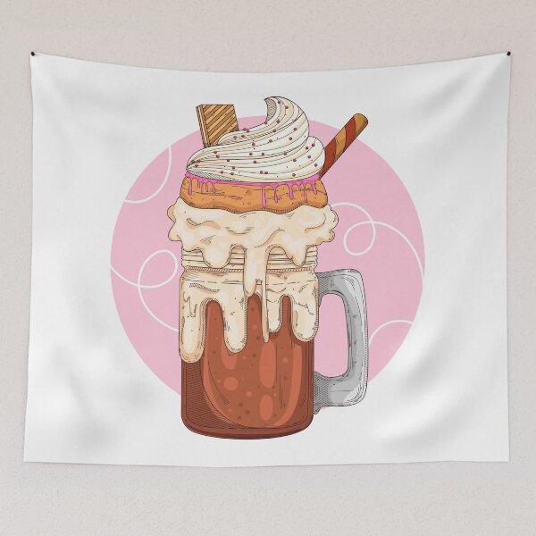 Item preview, Iced Coffee topped with delicious whipped cream designed and sold by ariine.