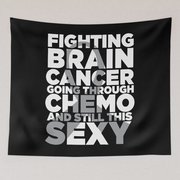 Item preview, Fighting Brain Cancer Going Through Chemo Still Sexy designed and sold by jomadado.