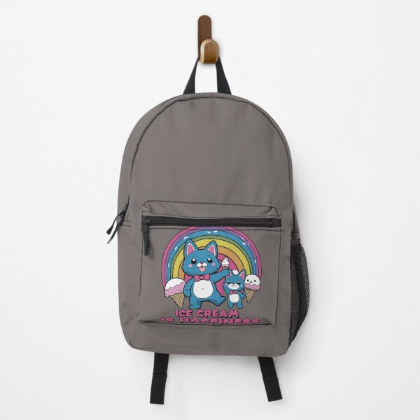 Vista previa del artículo con la obra «El helado es la felicidad. Tuxedo Sam. Regalo divertido.», diseñado y vendido por Mintic.