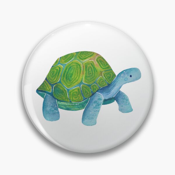 Item preview, Watercolour Tortoise illustration designed and sold by Chantelle Que.