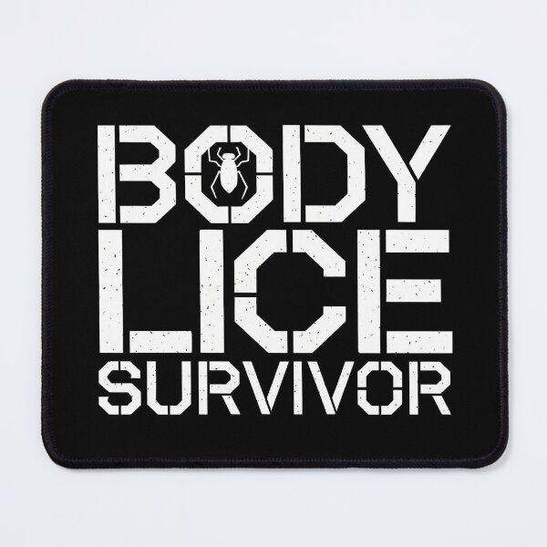 Item preview, Body Lice Survivor -  This gift is perfect for people with a dark sense of humor, survivalists, medical professionals, military personnel, and anyone who enjoys absurd and unconventional jokes. designed and sold by ZyziowskyArt.