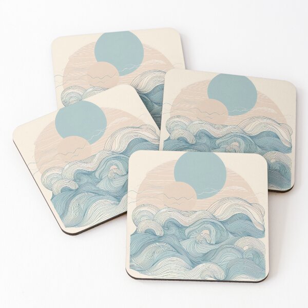Item preview, Waves of Serenity Pattern designed and sold by yellowwpaint.