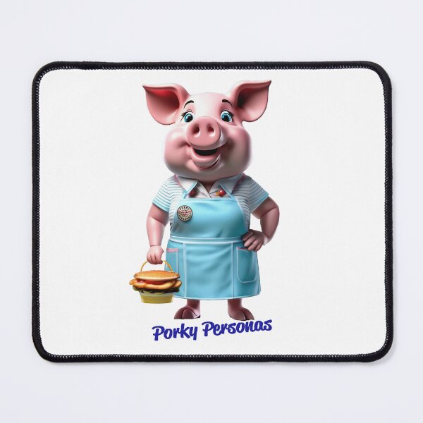 Item preview, Porky Personas Funny Pig Characters designed and sold by Drone-tees.