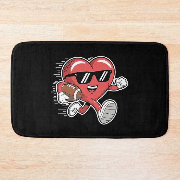 Item preview, Cool Running Heart Playing Football designed and sold by love3617.