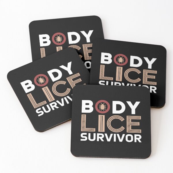 Item preview, Body Lice Survivor -  This gift is perfect for people with a dark sense of humor, survivalists, medical professionals, military personnel, and anyone who enjoys absurd and unconventional jokes. designed and sold by ZyziowskyArt.