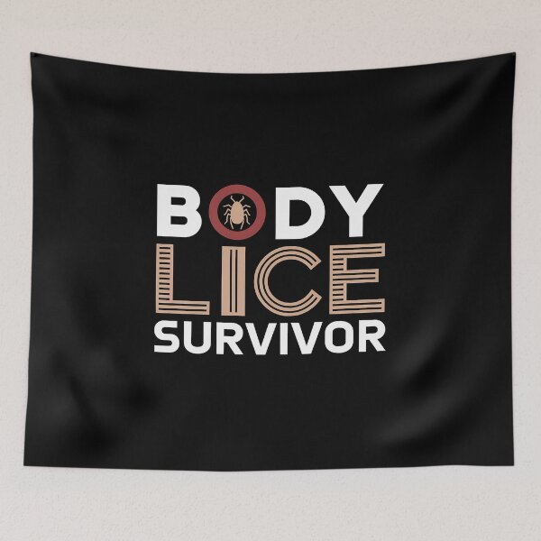 Item preview, Body Lice Survivor -  This gift is perfect for people with a dark sense of humor, survivalists, medical professionals, military personnel, and anyone who enjoys absurd and unconventional jokes. designed and sold by ZyziowskyArt.
