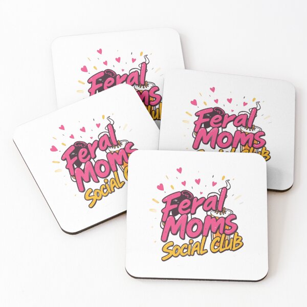 Item preview, Feral Moms Social Club, Feral Wife, funny gifts for Independent Women designed and sold by Printek.