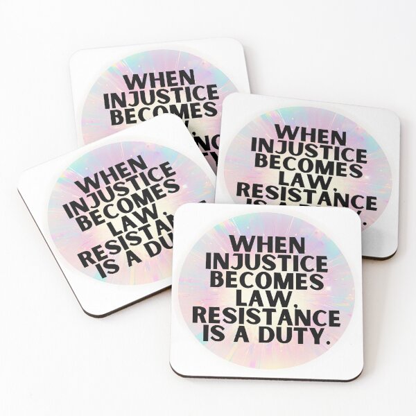 Item preview, When injustice becomes law, resistance is a duty designed and sold by MendaciousMina.