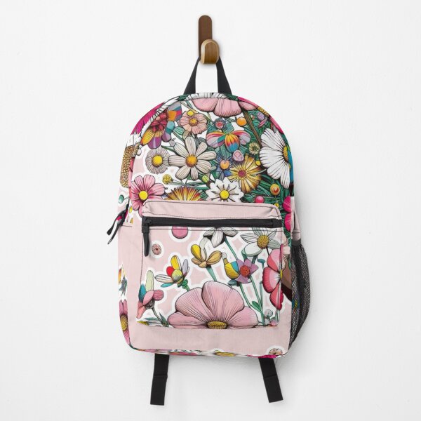 Item preview, Flowers, botanical, spring, floral pattern, cottagecore, japanese pop art designed and sold by Sugar Wisdom .