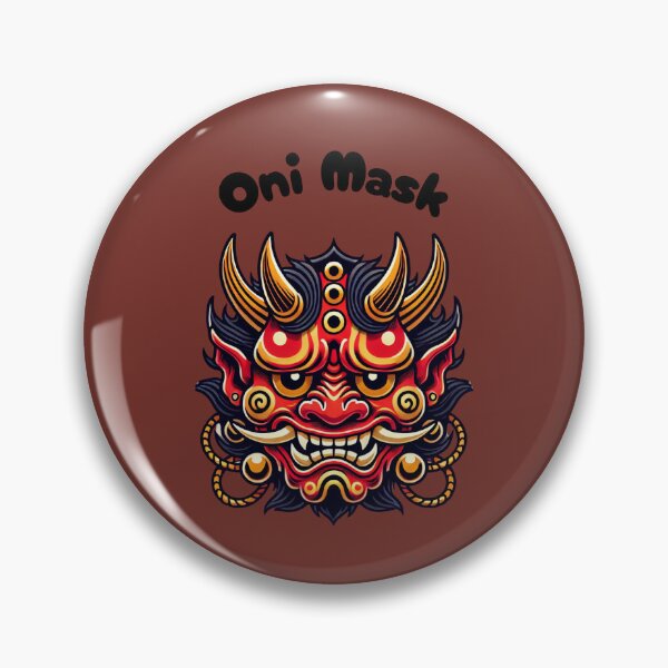 Item preview, Fierce Oni Mask designed and sold by BobArtGallery.