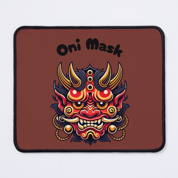 Item preview, Fierce Oni Mask designed and sold by BobArtGallery.