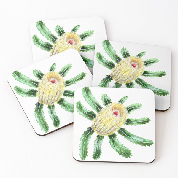 Item preview, Flor de Banksia australiana amarilla de B3cclesArt designed and sold by B3cclesArt..