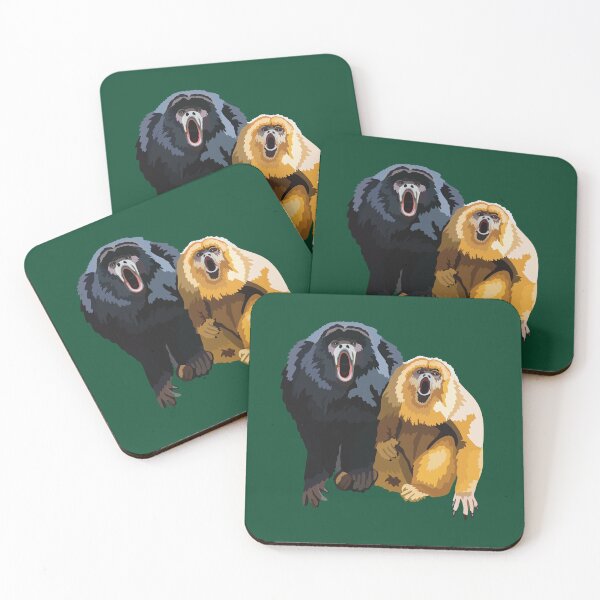 Item preview, B is for Black Howler Monkey ,Black Howler Monkey – Loud Primate of Central and South America designed and sold by PrettylittlepastelUk.