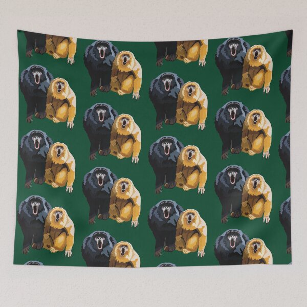 Item preview, B is for Black Howler Monkey ,Black Howler Monkey – Loud Primate of Central and South America designed and sold by PrettylittlepastelUk.