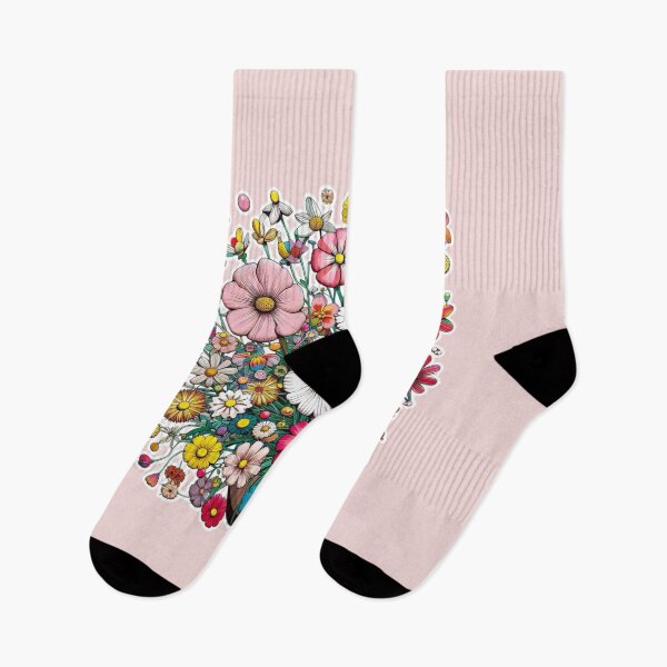 Item preview, Flowers, botanical, spring, floral pattern, cottagecore, japanese pop art designed and sold by Sugar Wisdom .