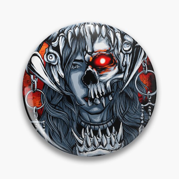 Item preview, Red eye skull girl designed and sold by gibimag.