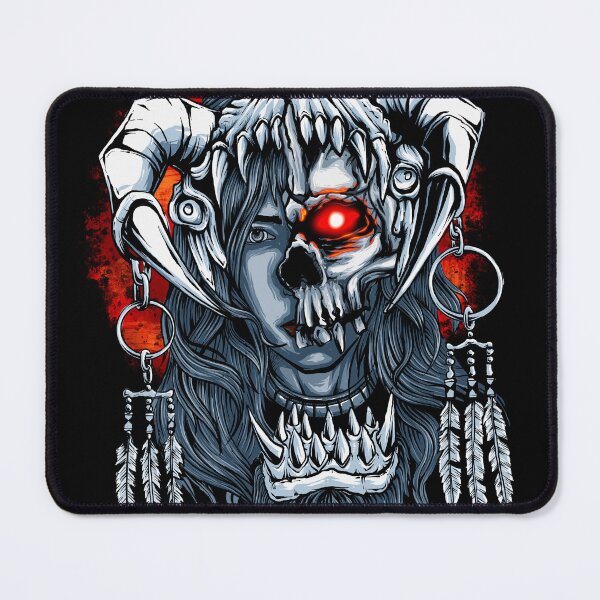 Item preview, Red eye skull girl designed and sold by gibimag.