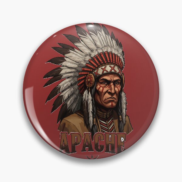 Item preview, Apache Indian Warrior Chief  designed and sold by WackyJacks.