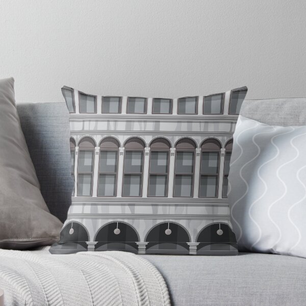 Piazza San Marco Throw Pillow