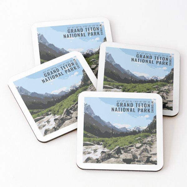 Item preview, Grand Teton Majesty: Roaring River & Snowcapped Peaks designed and sold by Mundivagant Designs.