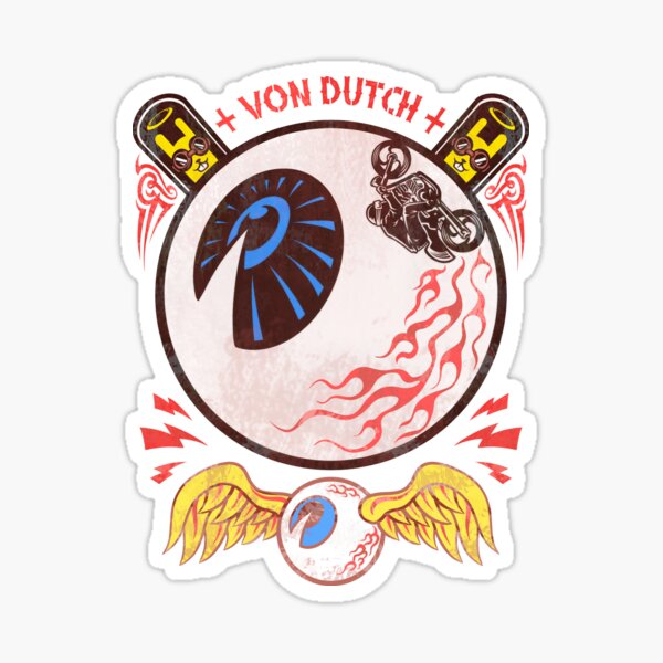 VON DUTCH Sticker