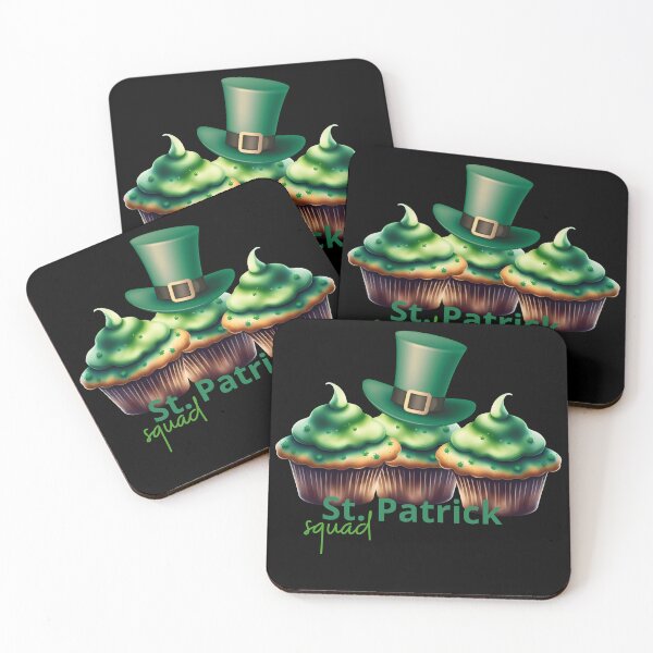 Item preview,  Cupcake St Patricks Day, Cupcake Lovers, Sweet Green Cupcake, Green Muffin, Kiss Me im Irish, St Patrick Squad designed and sold by KolorellaS.