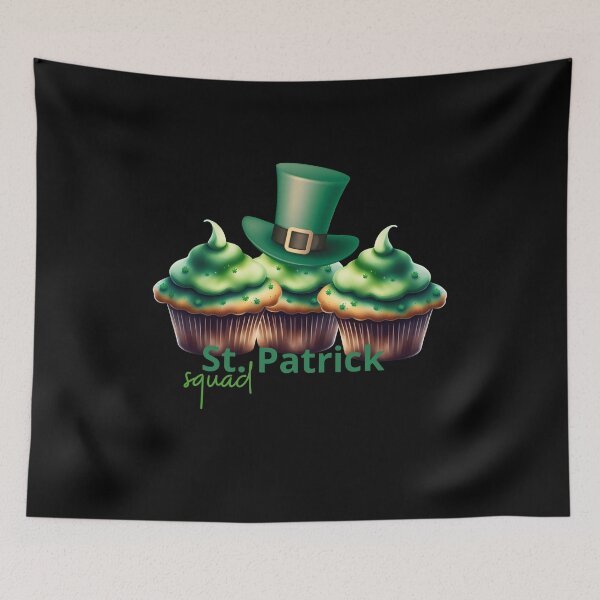 Item preview,  Cupcake St Patricks Day, Cupcake Lovers, Sweet Green Cupcake, Green Muffin, Kiss Me im Irish, St Patrick Squad designed and sold by KolorellaS.