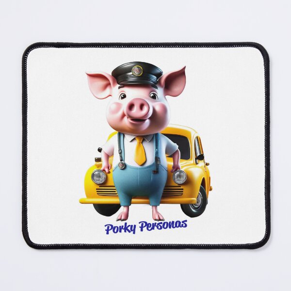Item preview, Porky Personas Funny Pig Characters designed and sold by Drone-tees.