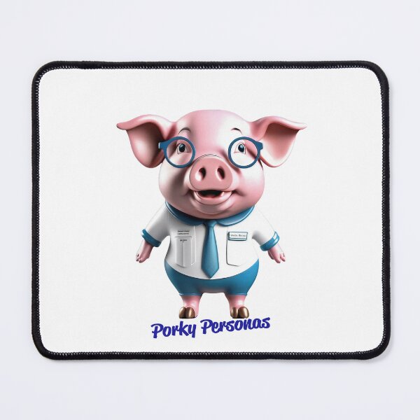 Item preview, Porky Personas Funny Pig Characters designed and sold by Drone-tees.