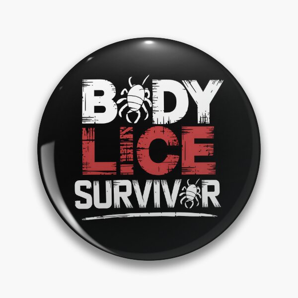 Item preview, Body Lice Survivor -  This gift is perfect for people with a dark sense of humor, survivalists, medical professionals, military personnel, and anyone who enjoys absurd and unconventional jokes. designed and sold by ZyziowskyArt.