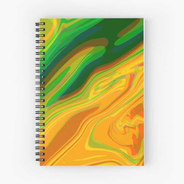 Item preview, Abstract Green and Yellow Fluid Art designed and sold by SamartkitDesign.