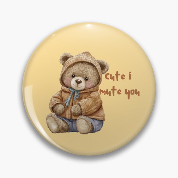 Item preview, Cute I mute you Teddy  designed and sold by Bindu1909 .