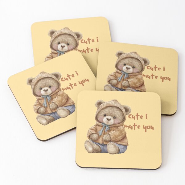 Item preview, Cute I mute you Teddy  designed and sold by Bindu1909 .